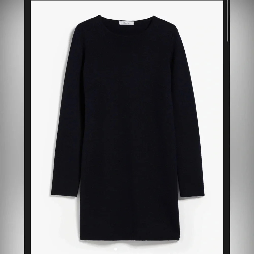 Maxmara wool black dress